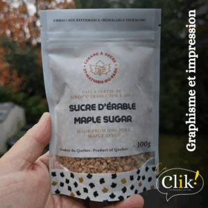 Sacs de sucre 100g - Cabane à sucre St-Mathieu-du-Parc